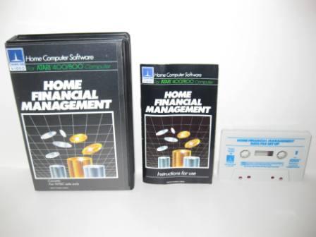 Home Financial Management (Cassette) (CIB) - Atari 400/800 Game